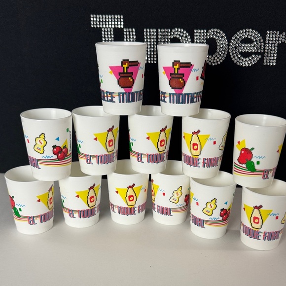 Tupperware Other - Tupperware 13 Tupper Mini Cups No Seals 2oz each No Lids These Are Cups Only